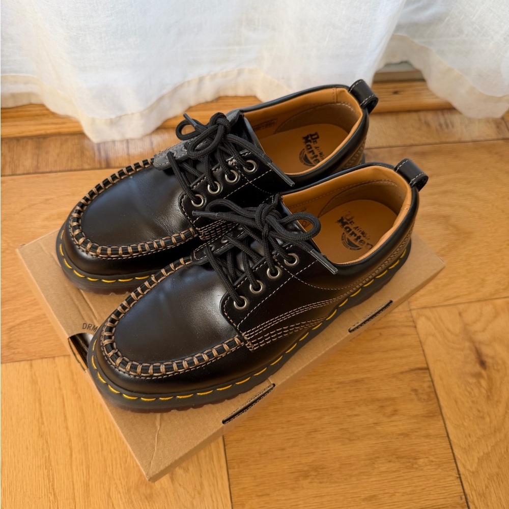 Dr. Martens Black Leather Loafers